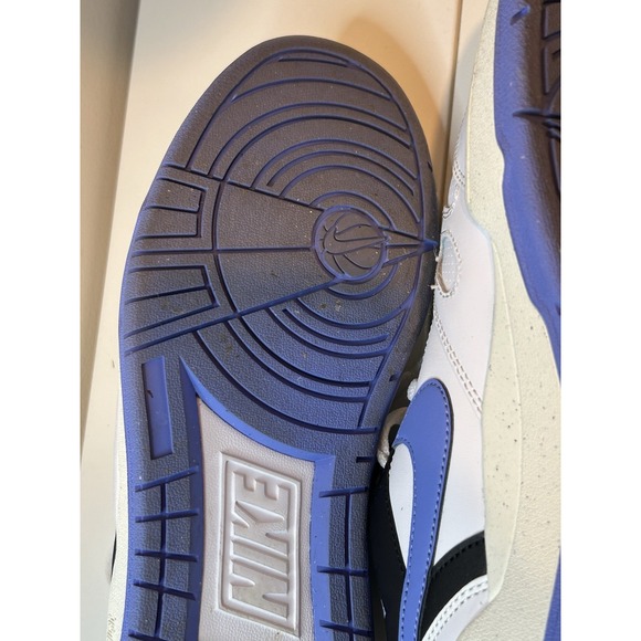 Nike Full Force Low FB1362-100 Men's Size 11 White Black Blue Polar - Picture 12 of 13